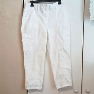 Chico's Women's White Cargo Pants Sz 0.5